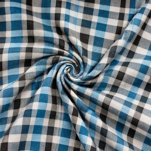 Image of Cotton Mattress Cover Protector for Single Bed with Strong Zip /Chain || Size (72x36x4) Inch / 6x3 Feet (Blue)