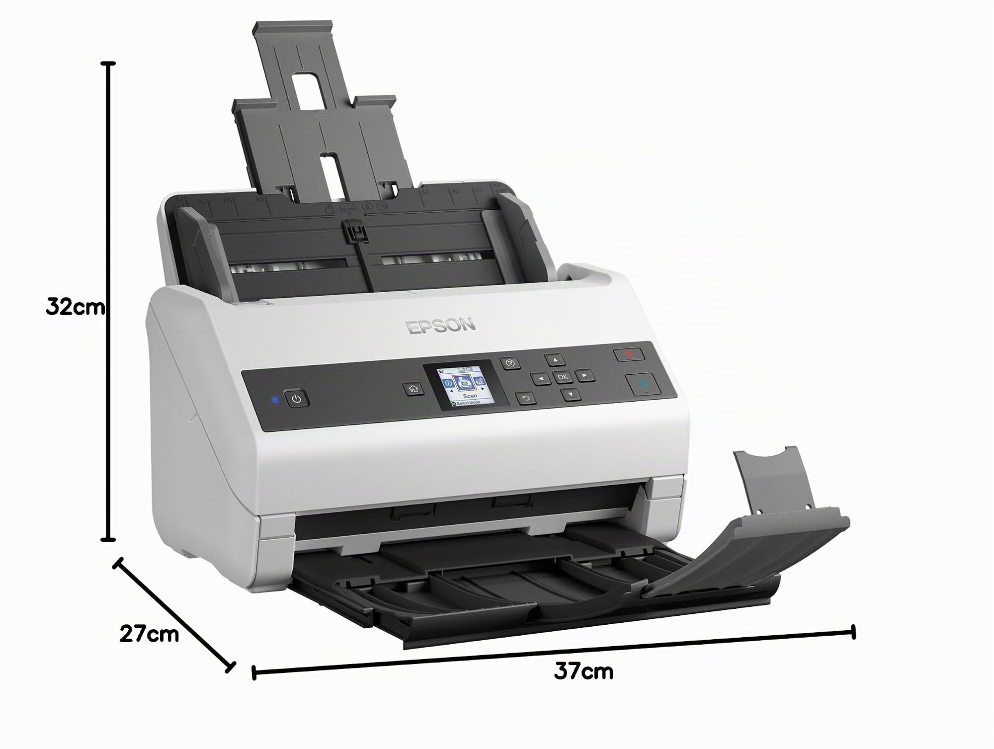 Epson Workforce DS-870 - Dokumentenscanner - Duplex - A4 - 600 Dpi X 600 Dpi - Bis Zu 65 Seiten/min. (einfarbig) / Bis Zu 65 Seiten/min. (farbe) - au