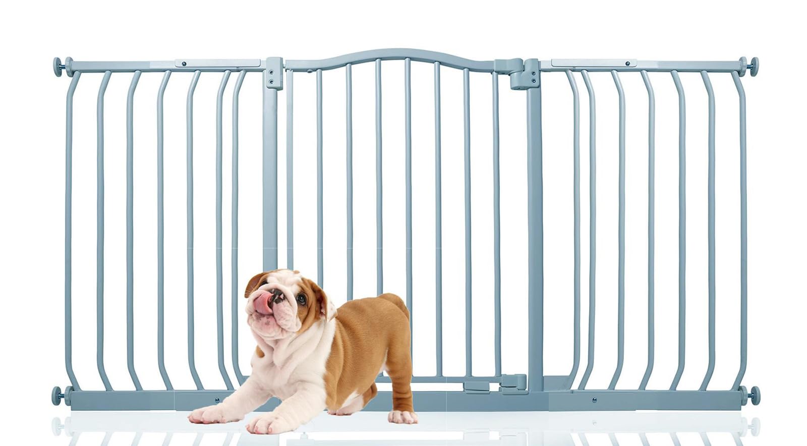 Bettacare Curved Top Dog Gate, 161cm - 170cm, Matt Black, Pressure Fit Pet Gate for Puppy and Dog, Easy Installation — view 27