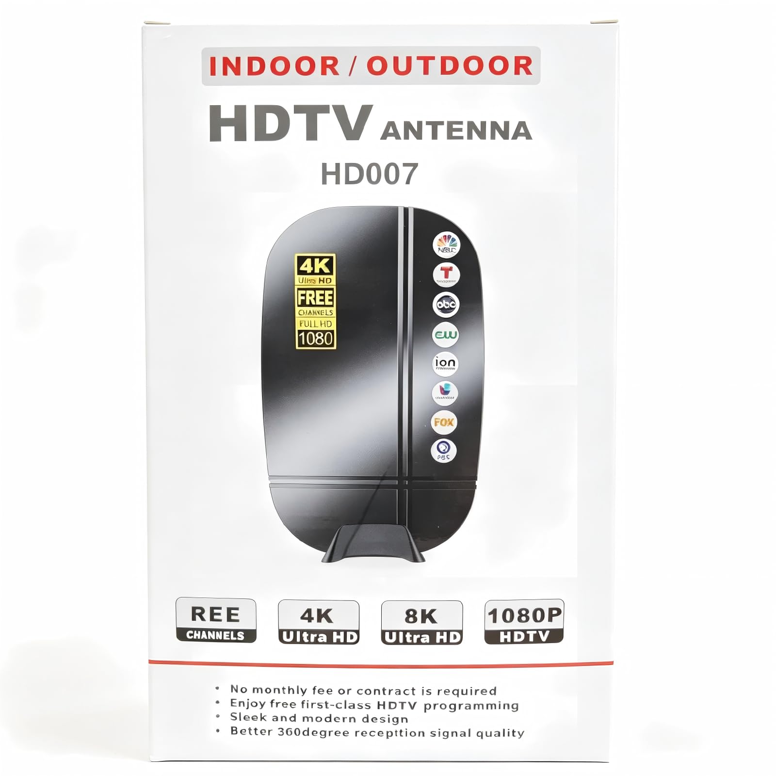tv Antenna for smart tv Indoor (White, Small)