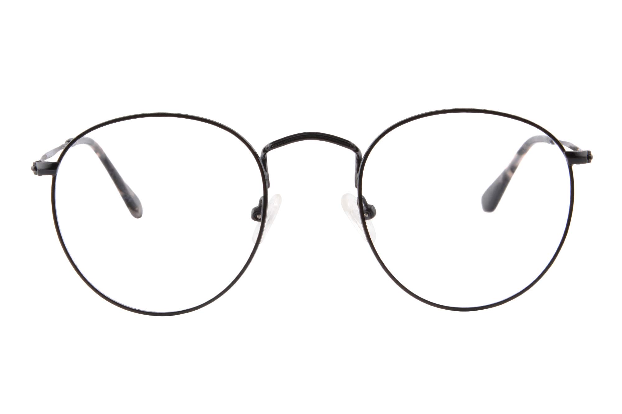 MEDOLONGWomen Anti Blue Light Progressive Multi Focus Reading Glasses with Metal Round Frame-MFANB7220