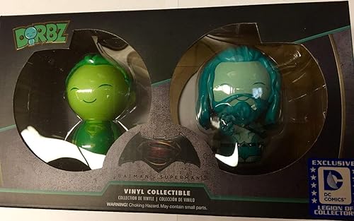 Dorbz Funko Batman vs Superman - Aquaman submarino y superman kriptonita - Legión de coleccionistas exclusivo de DC Comics