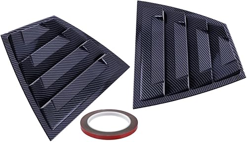 Arkdeffon 2 piezas de cubierta de persiana para ventana lateral trasera, rejillas de ventilación de airecubiertas, persianas compatibles con Subaru