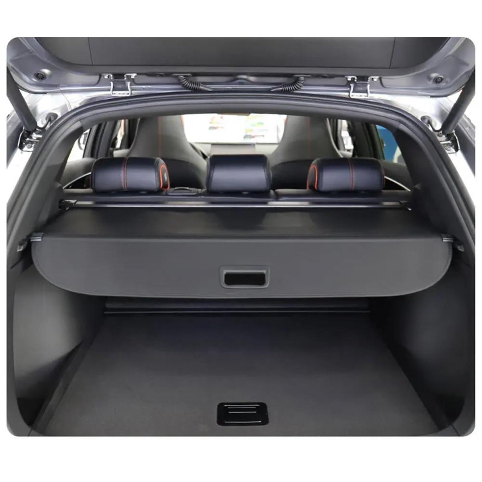 Cortina retráctil para maletero coche Para Mercedes Para Benz Clase A W169 160 150 2005-2012 Cubiertas Carga automóviles(Cuero)