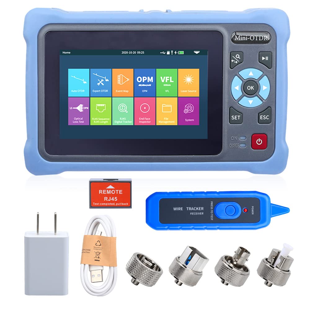 Glasfasertester, OTDR Aktives Glasfaser-Reflektometer, Touchscreen VFL Glasfasertester, OTDR Aktives Glasfaser-Reflektometer, Touchscreen VFL