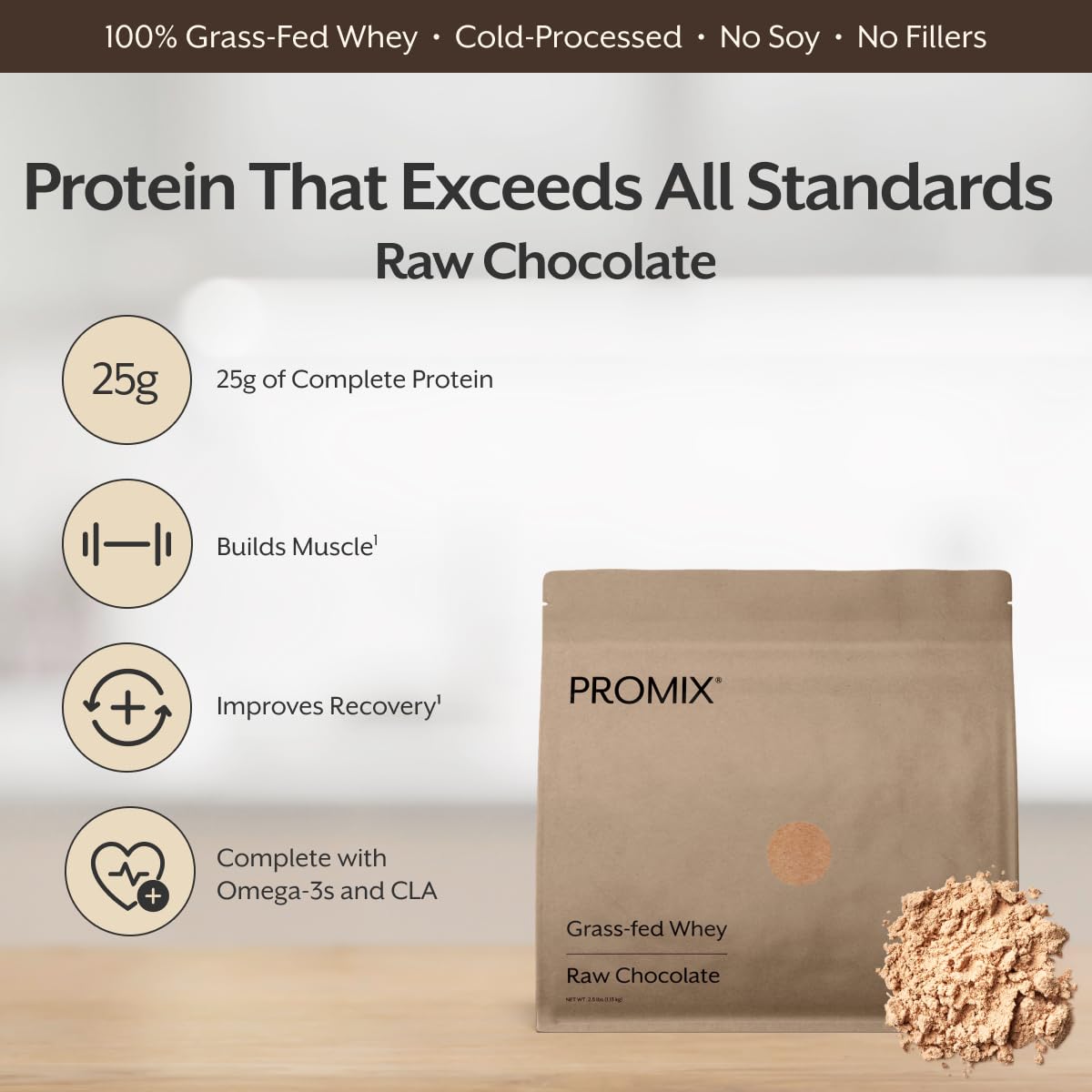 ProMix Nutrition Whey Protein Powder, Chocolate - 2.5 Pound — Amazon image 4