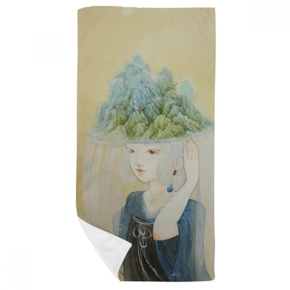 Serviette de bain doux résolvant le manque de douceur avec style chinois