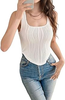 Women’s Fashion Tops – Cotton Crop Tops, Loose Fit Oversized Shirts & Stylish Korean Tank Tops for Summer Wear