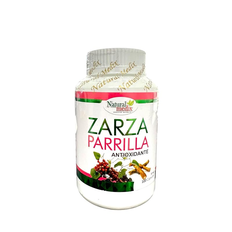 Natural medix Suplemento fitoterápico de zarzaparrilla, uva-ursi, cavalinha, unha-de-gato, chancapiedra e urtiga — 100 cápsulas