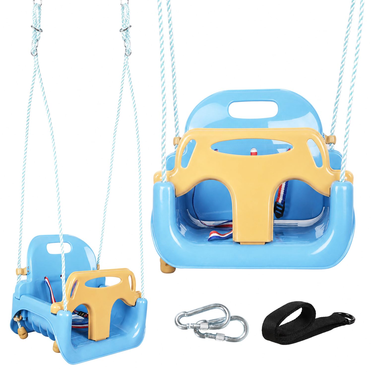 KINSPORY Balançoire pour Enfants, balançoire 3 en 1