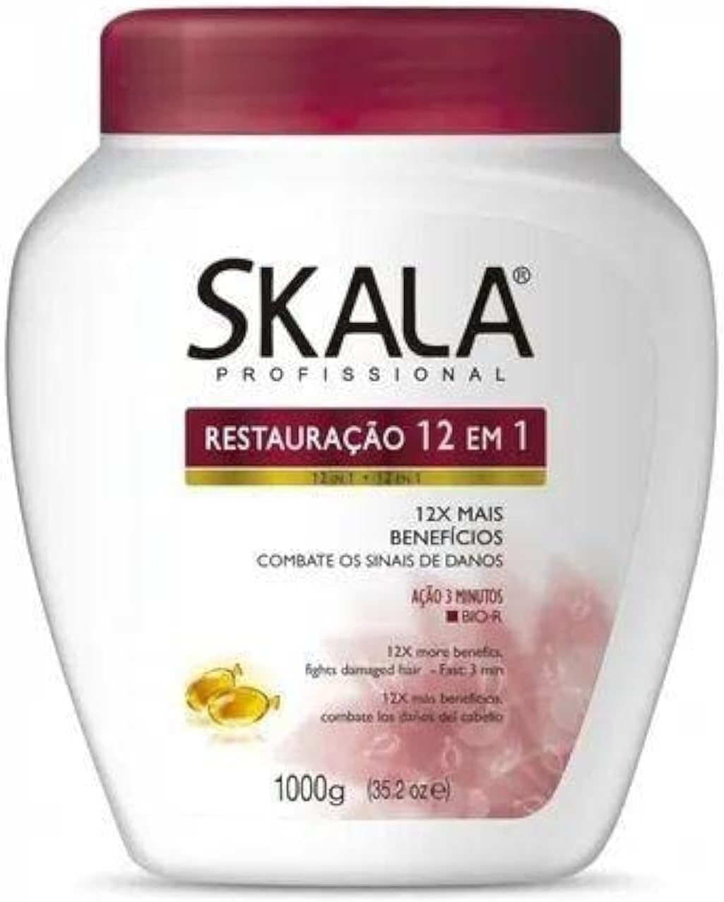 Skala Expert Restoration Treatment Cream 12 in 1 - Creme de Tratamento Restauração 12 em 1 - All Hair Treatment Cream 1000