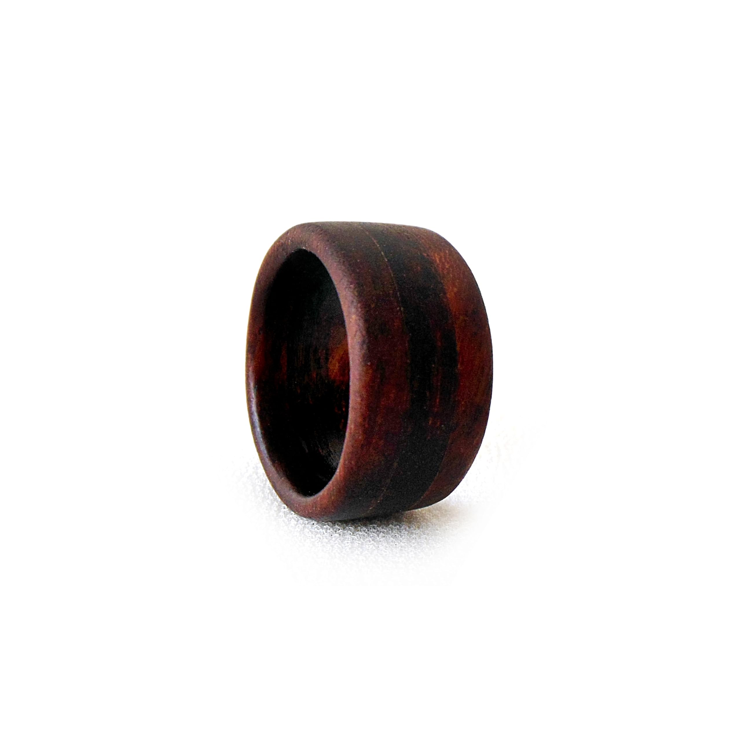 Burnfair Unisex-Adult Dreisching Single Tone Wooden Handcrafted Finger Ring Band (21) (B0CQTB46J7) Amazon Price History, Amazon Price Tracker
