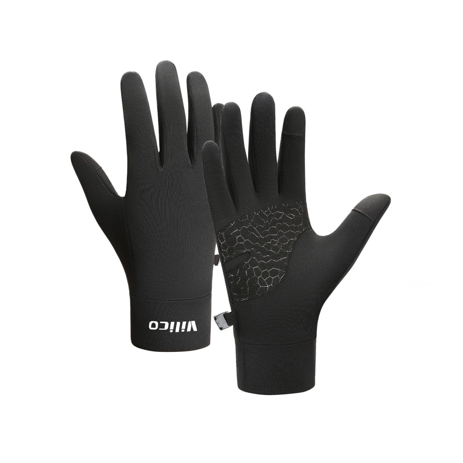 Hotfiary Kids Cycling Gloves for Boy Girls Winter Thermal Fleece Sports Gloves Windproof Anti-Slip Touchscreen Riding Gloves