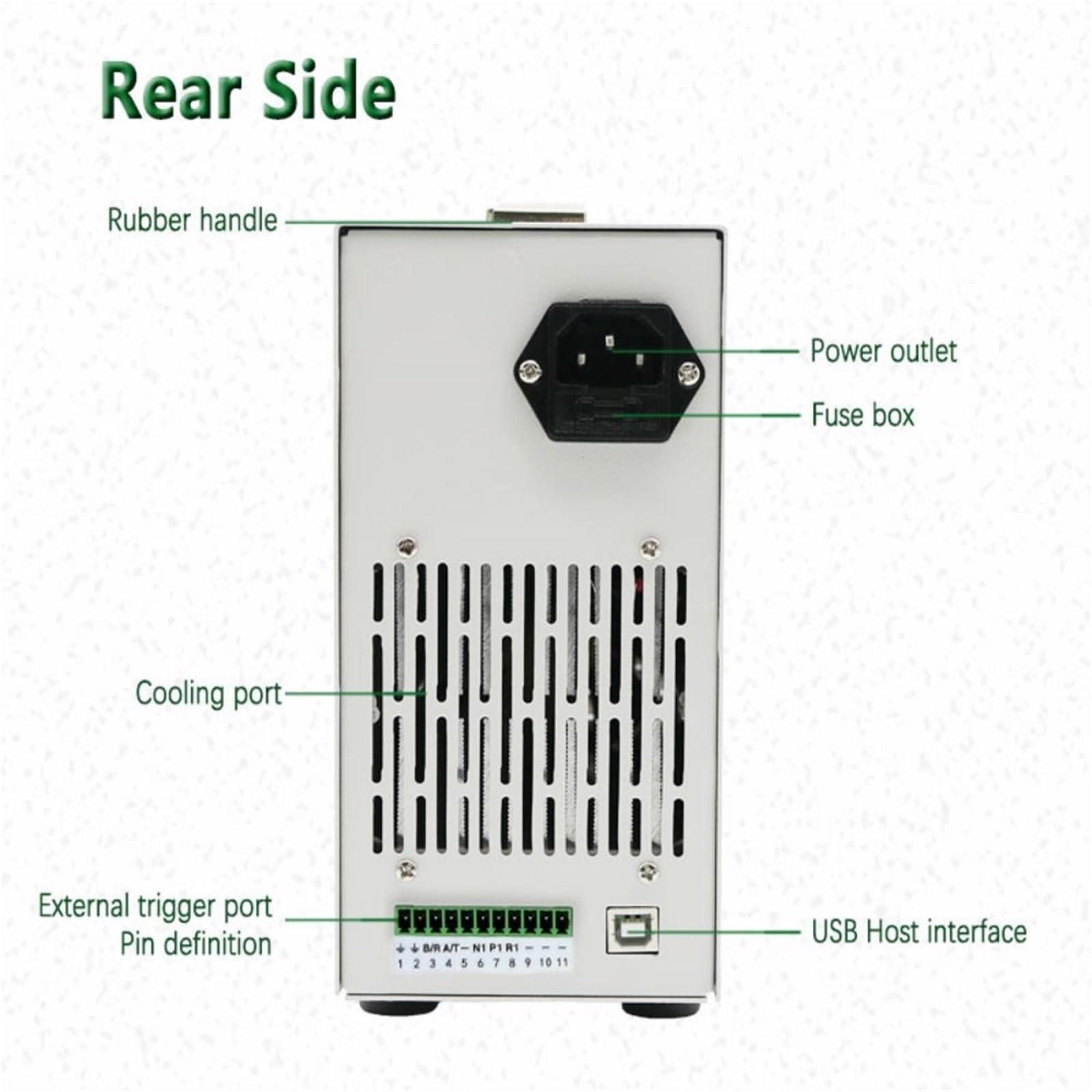 LCR-Messgeräte, Programmierbare elektronische DC-Last der Serie ET54A+, 150 V 40 A/500 V 15 A Schalt-DC-Netzteil, CC/CV/CR/CP-Stromquelle(150V 40A 400W)