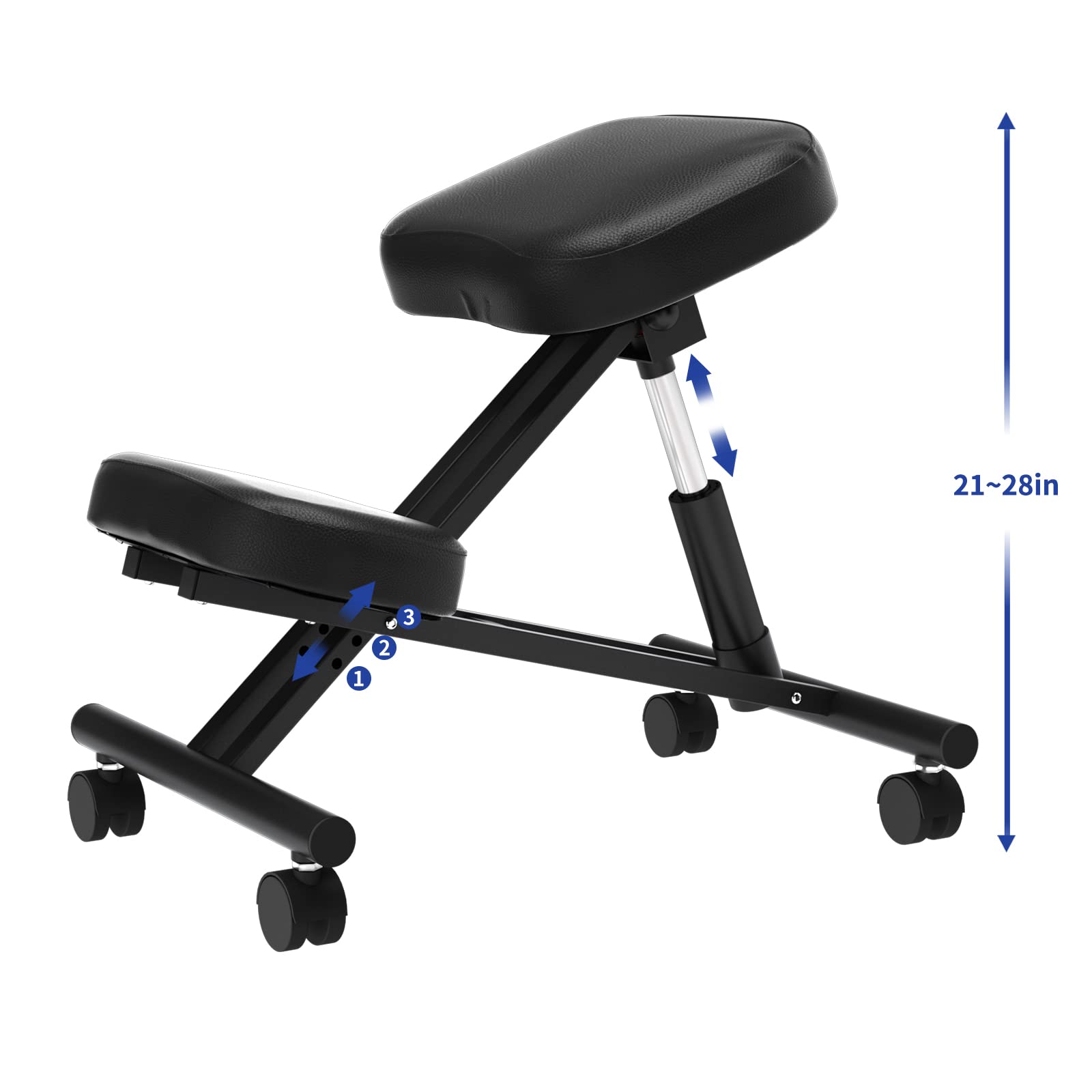 Buy SogesHome Adjustable Ergonomic Kneeling Chair with Thick Cushions