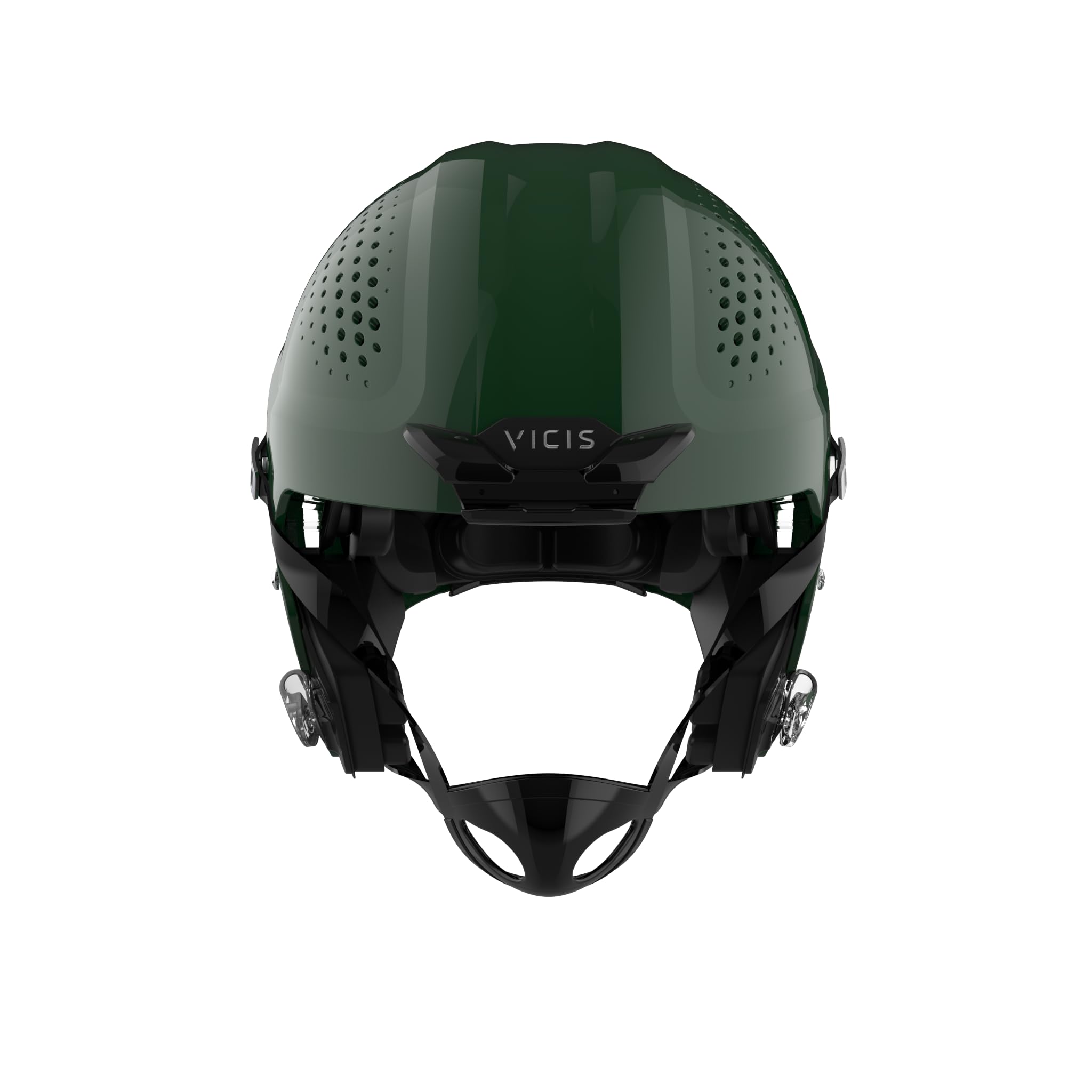 ZERO2 Youth Helmet – No Facemask Attached, X-Large, Molded Gloss Dark Green
