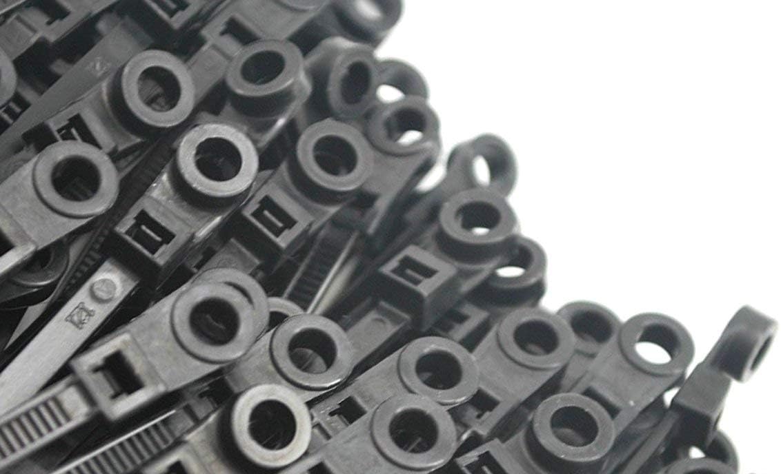 Flаѕh Dеаlѕ - 80% оƒƒ 100 PERFECT VISION BLACK MOUNTING HOLE CABLE TIE ZIP WRAPS 7 SATELLITE/CABLE CT7BLK-MH (Original Version)