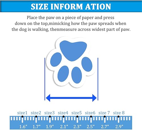Miniatura 4 de CovertSafe& - Botas para perros antideslizantes, botines impermeables para exteriores, zapatos para perros medianos y grandes 4 unidades, con suela