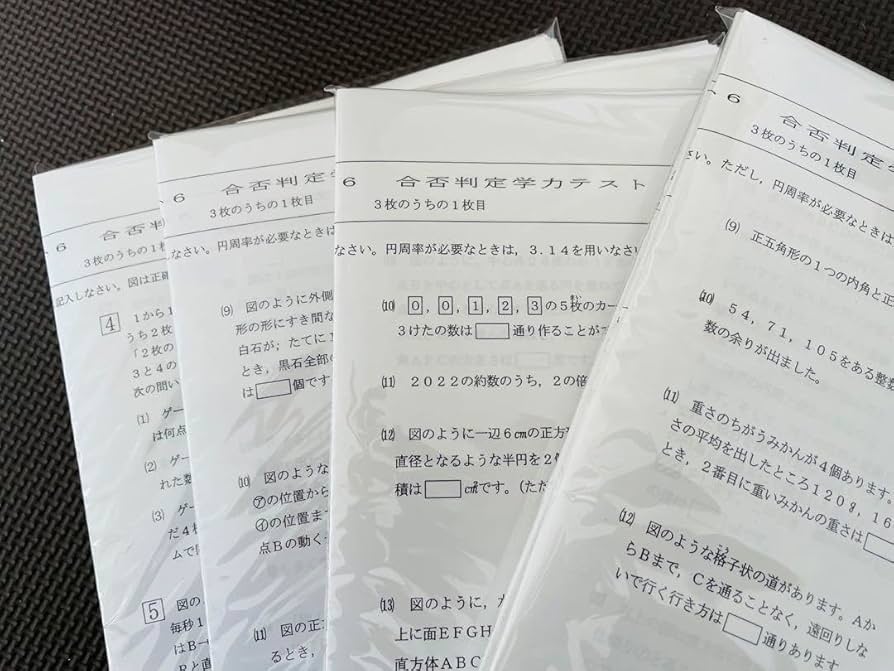 小6　最新版　浜学園　2022年、2023年度　合否判定テスト　2年分　4科目 最新版 浜学園 小6 2022年、2023年度 合否判定テスト 2年分 4科目t