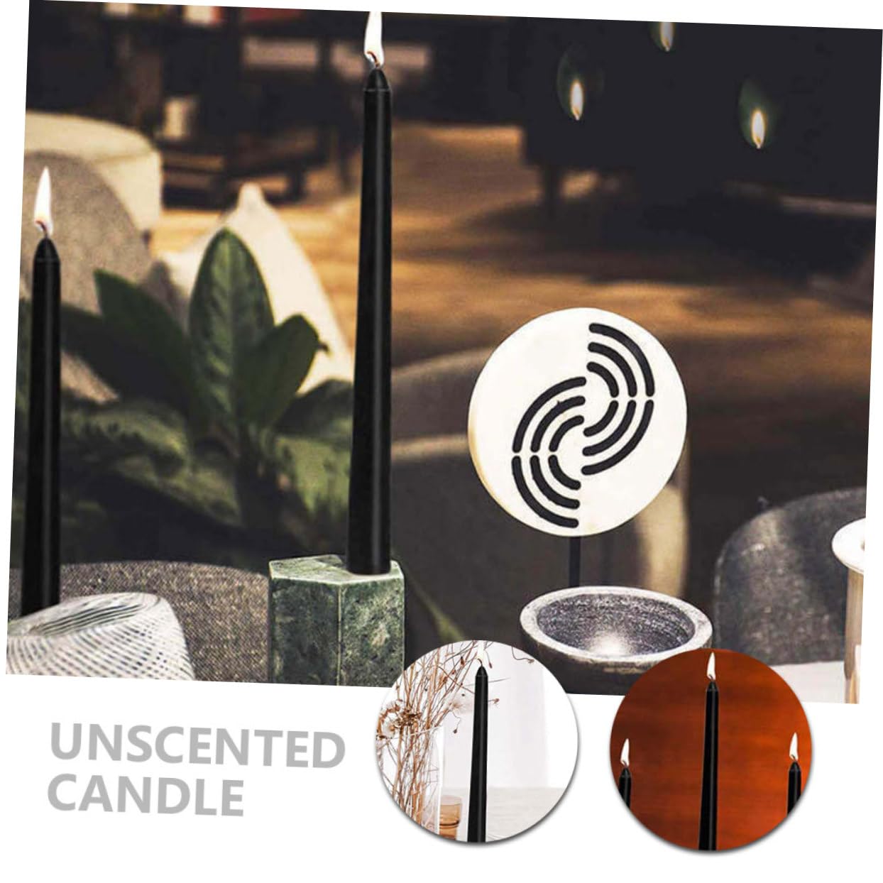 STOBAZA 4pezzi Candele Taper Da Candele Decorative Senza Profumo Cera Di Paraffina Per Matrimoni e Feste Brucia Ore Per Atmosfere Romantiche