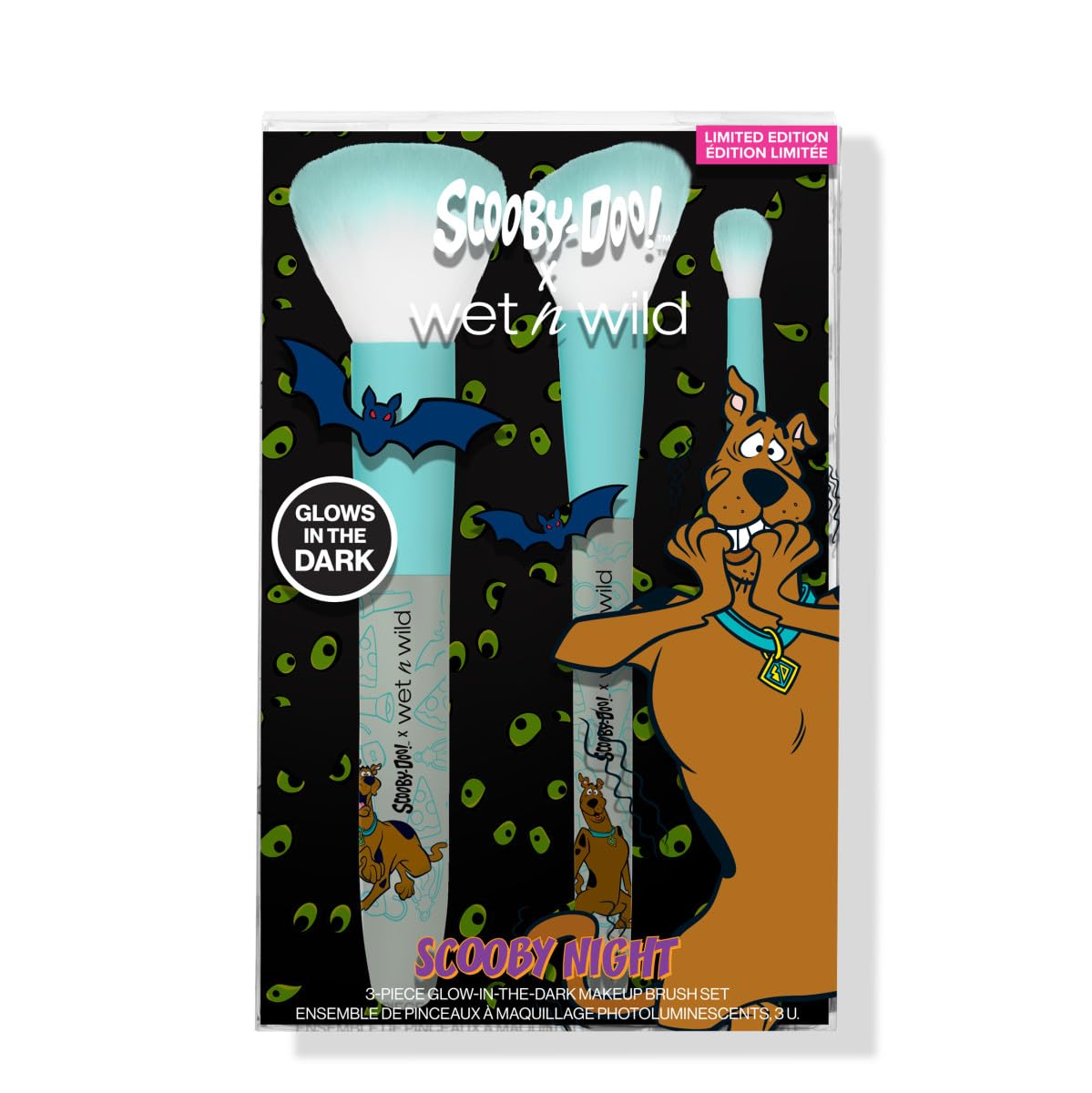 Wet N Wild Scooby Doo Collection Scooby Snacks 3-Piece Makeup Brush Set