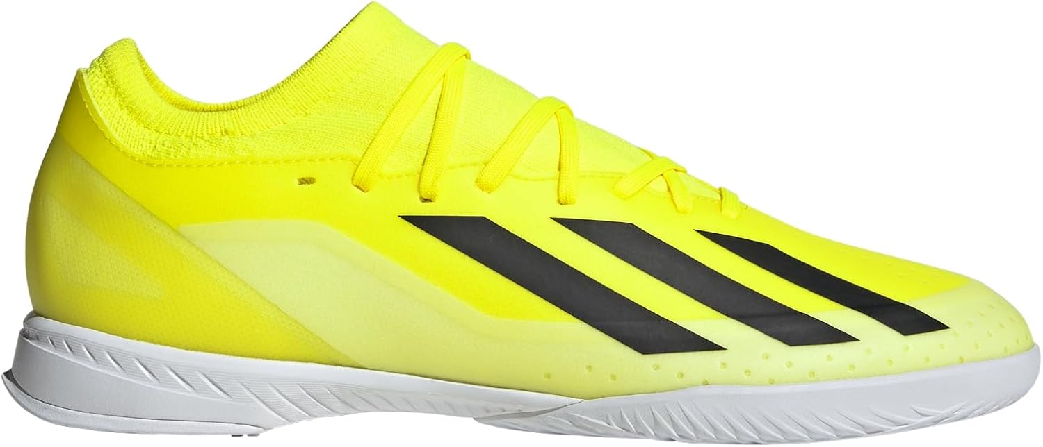 adidas Mens X Crazyfast League Indoor Soccer Cleats - Yellow