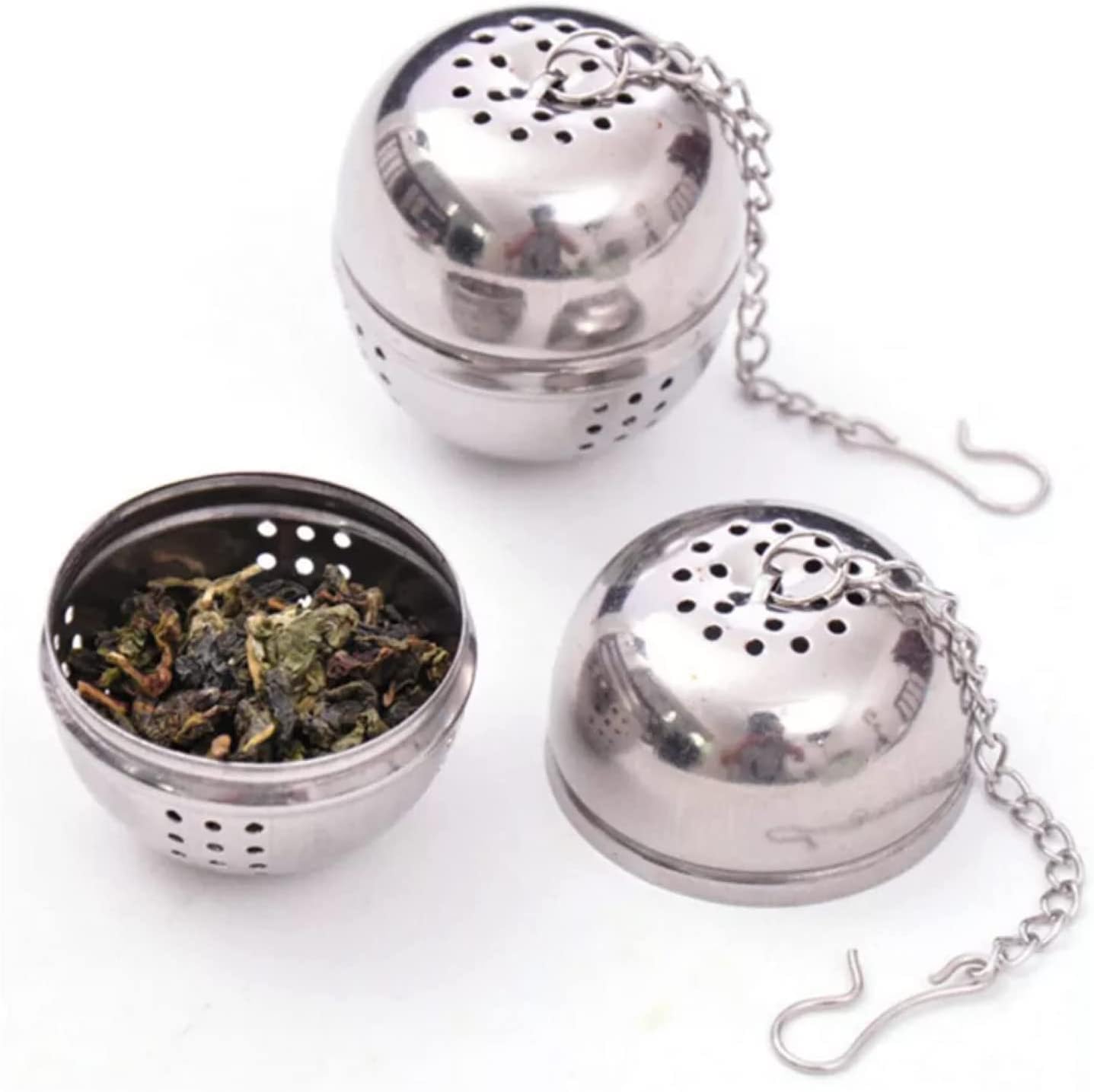 THE PACK - Tea Infuser 1pcs Ball Tea Infuser Mesh Filter Silver Stainless Steel Ball teakettles Strainer Tea filter Locking Hot Home Kitchen Tools 2026