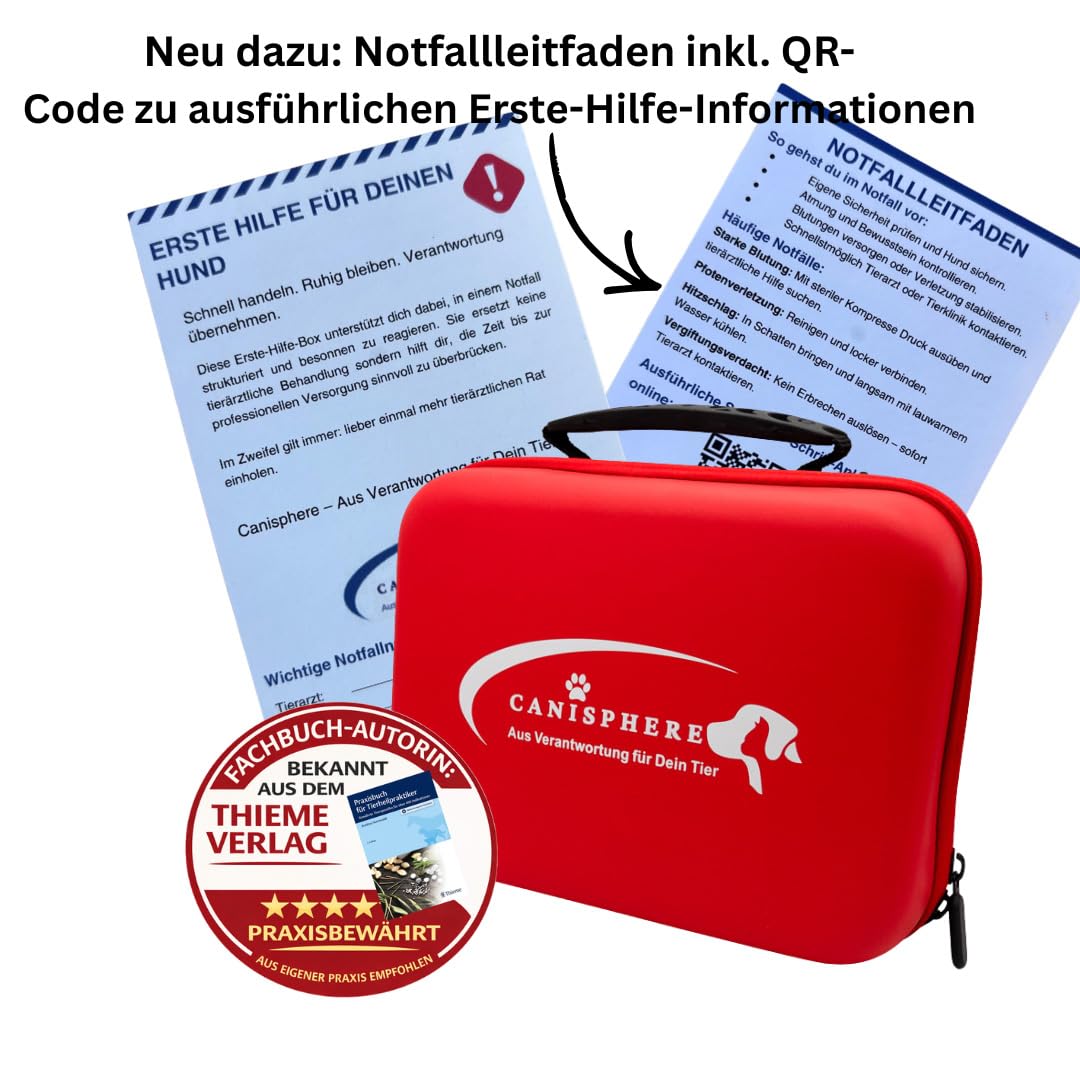 Erste-Hilfe Box für Hunde mit über 70 Einzelteilen