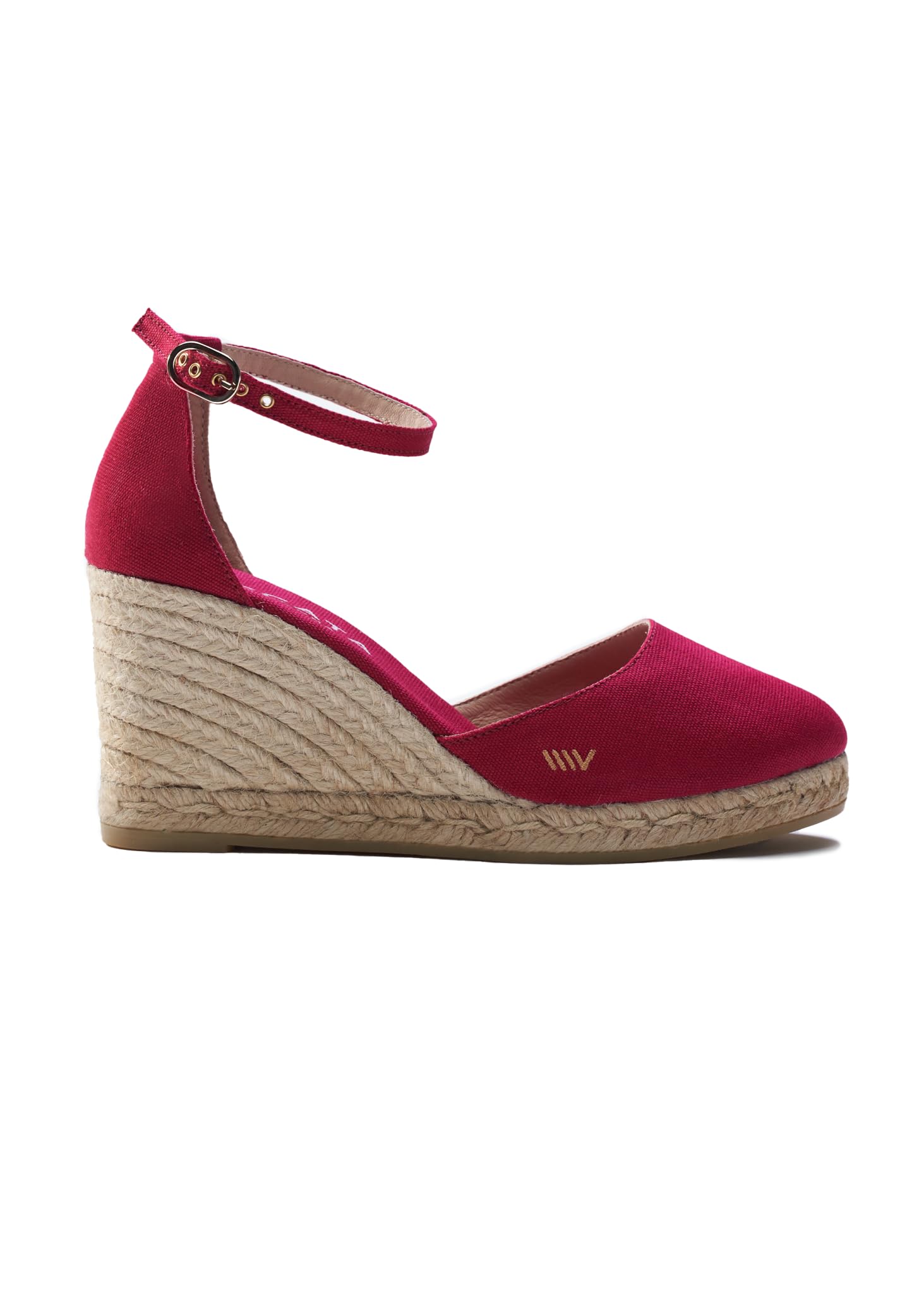 VISCATA - Fabrication Artisanale en Espagne - Escala Espadrilles Classiques pour Femme, Talon Compensé et Semelle Souple