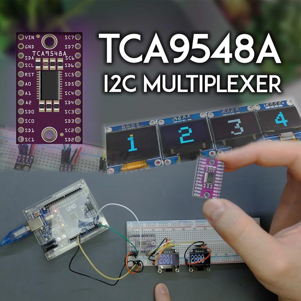 Scheda TCA9548A I2C Multiplexer - 5 Pezzi Per Arduino | Espansione 8 Canali Con Indirizzo Regolabile 0x70-0x77 - Foto 2