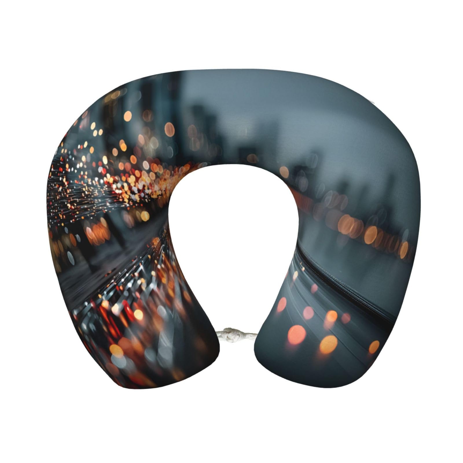 BOAIHH Time Travel Memory Foam Travel Pillow for Soft Comfort Fits Snugly for Naps Office, and Airplane Use