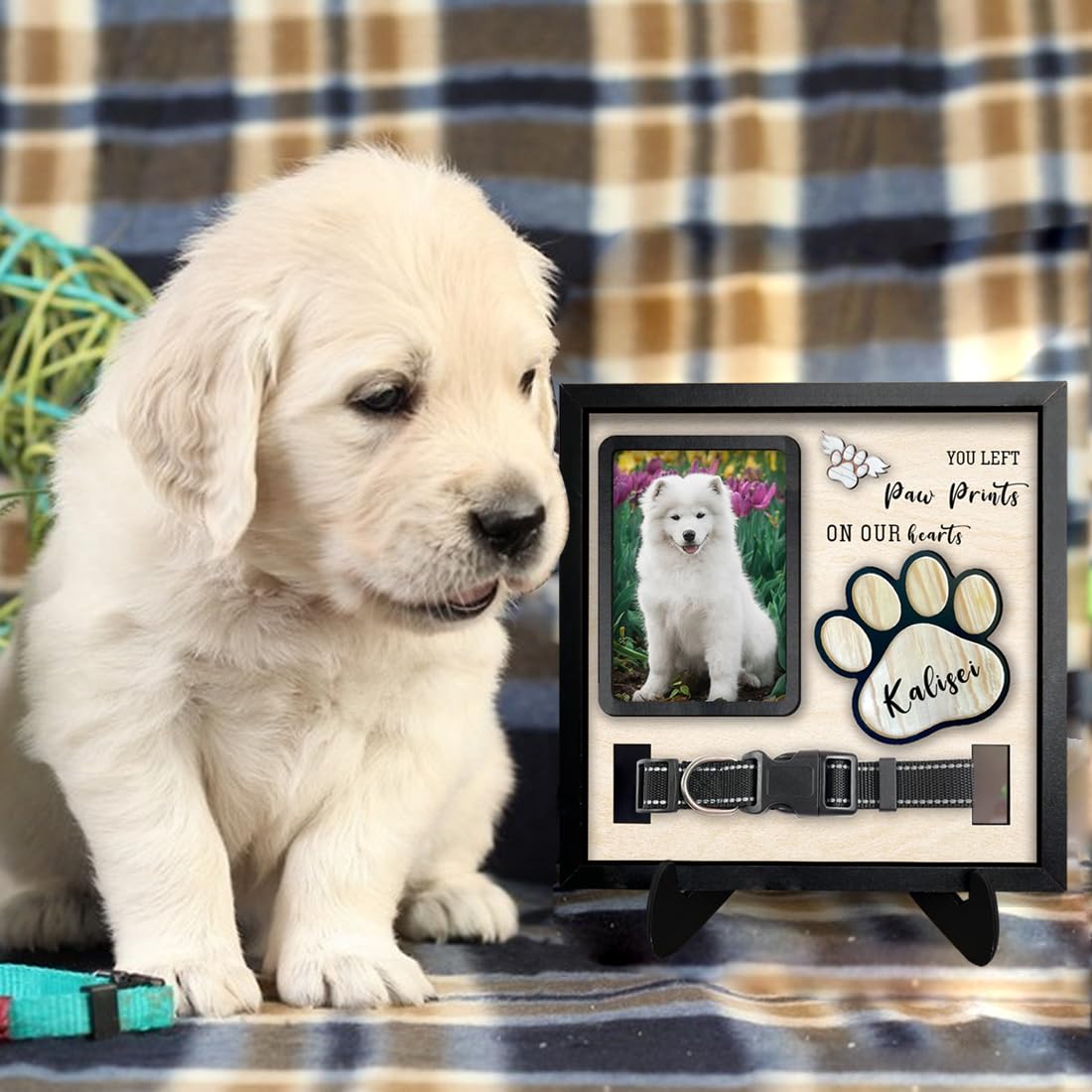 FINGERINSPIRE Cornice portafoto commemorativa per gatti, 15 x 20 cm, con scritta I Loved You Your Whole Life, cornice portafoto rettangolare in legno con scritta in lingua inglese I Loved You Your