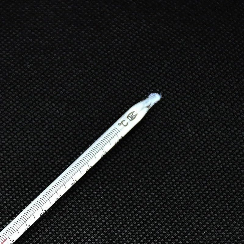 Termómetro de laboratorio rojo for experimentos químicos, termómetro de escala, varilla de vidrio de laboratorio, longitud 30 cm, precisión 1 (C) 10/PK(-10-250 (C))