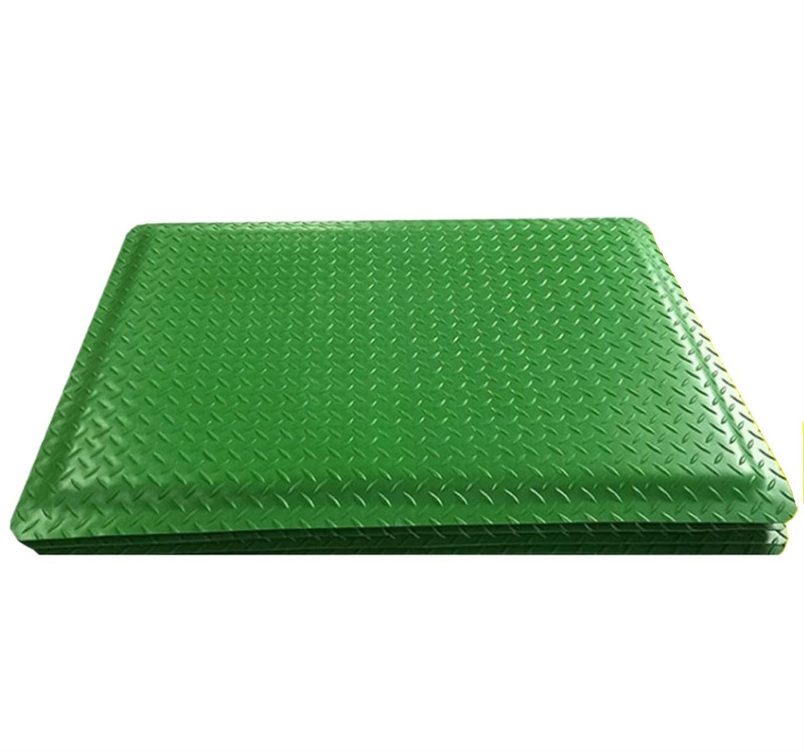 OWOHYG Durable Anti Fatigue Comfort Standing Anti Fatigue Mats Industrial Ergonomic Standing Floor Mat Work Mats For Standing Standing.Green-60x100x2cm