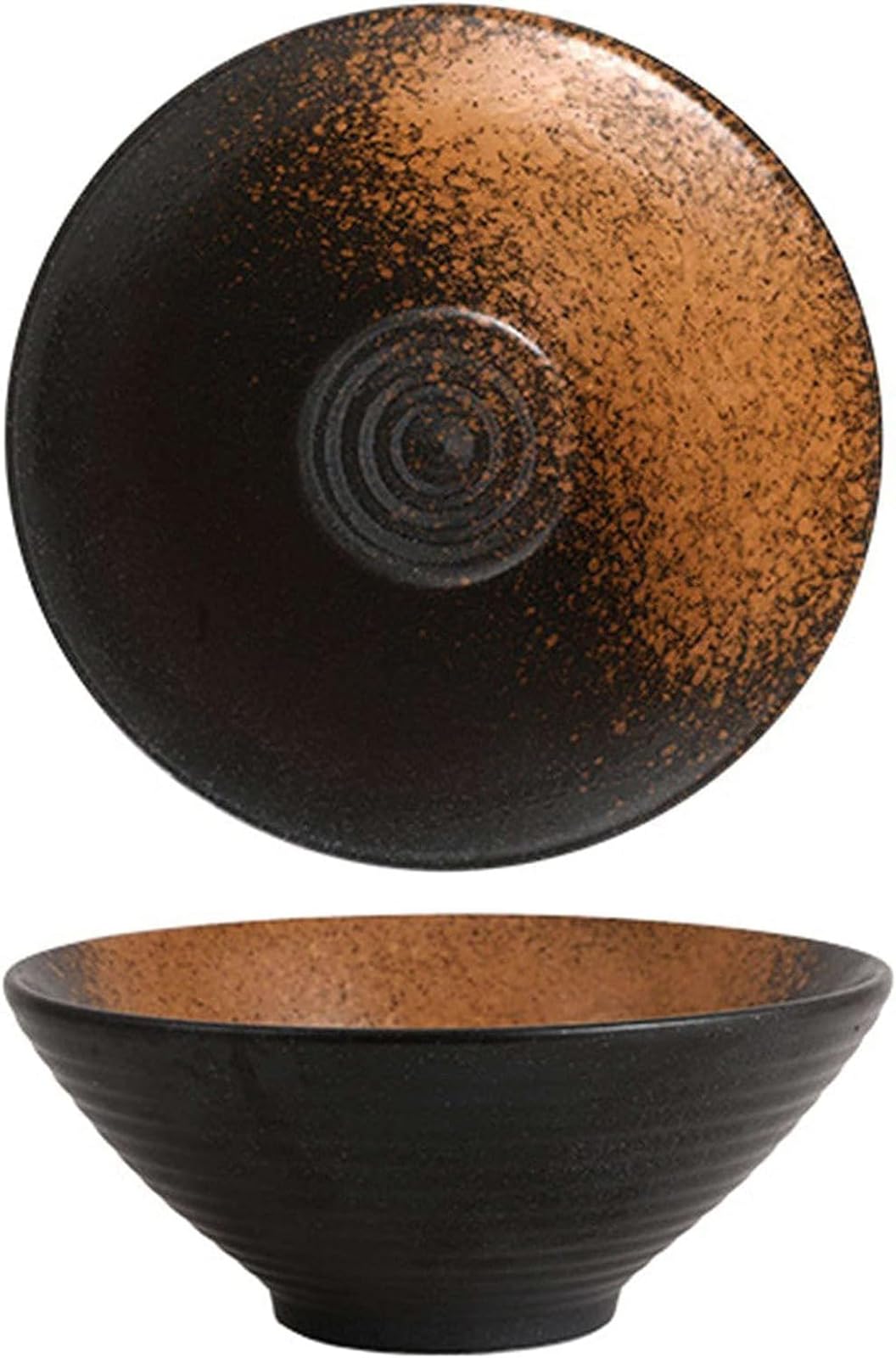 Miska Ramen, miska na sałatkę, miska na owoce, miska na ramen, duże miski do serwowania, duży zestaw 1 ceramiczna miska do Ramen, zestaw misek kuchennych, miski na płatki śniadaniowe, salaterki, 9