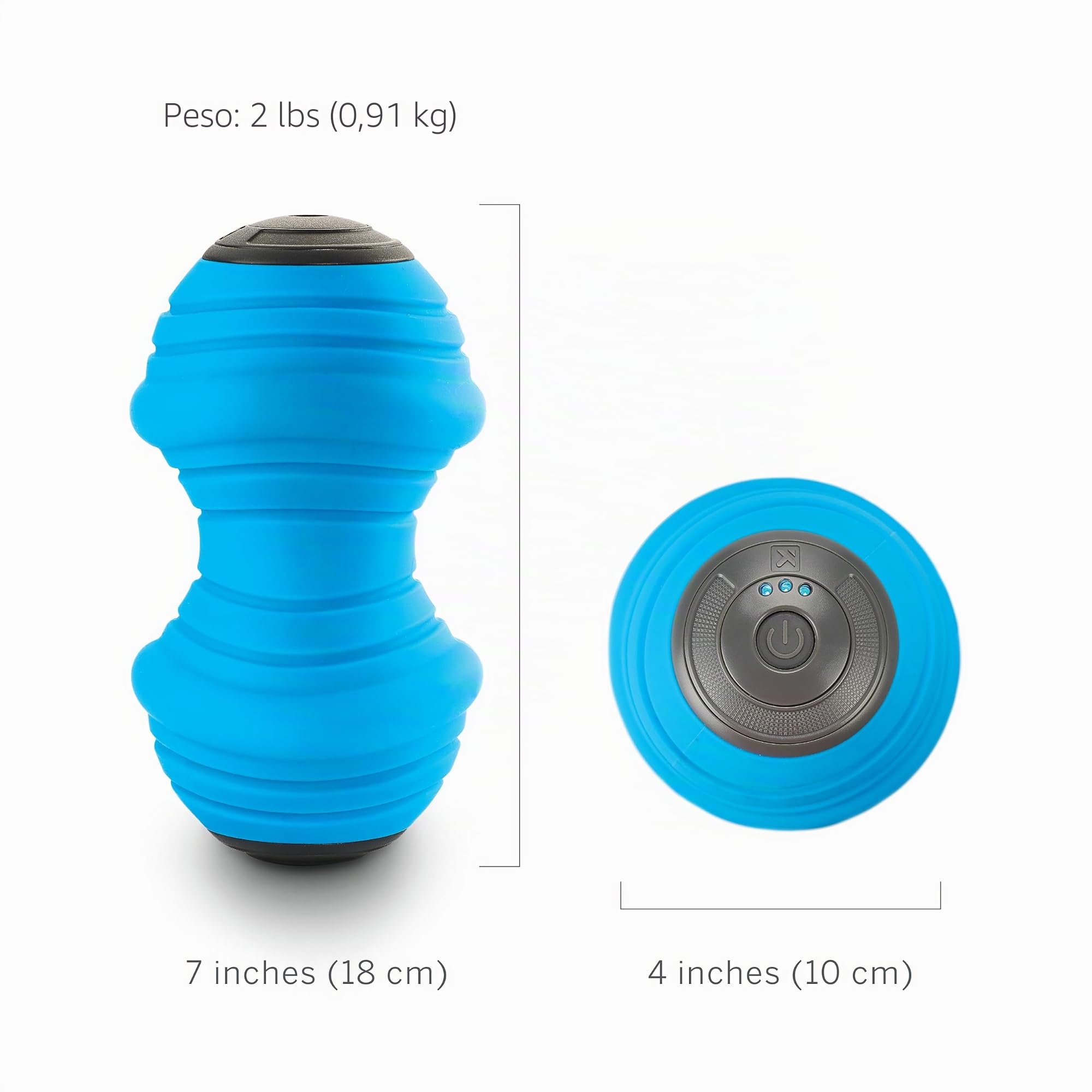 TriggerPoint Grid 2.0 Roller – Recupero Muscolare | Nero; 66 x 14 cm; massaggia aree più ampie; più denso dei rulli tradizionali; per recupero muscolare