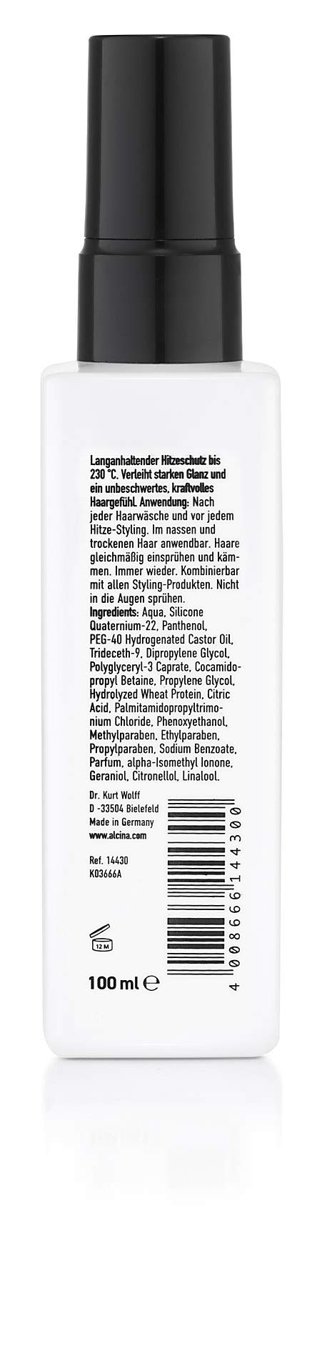 Alcina Schutzschild, 1 x 100 ml - Langanhaltender Hitzeschutz