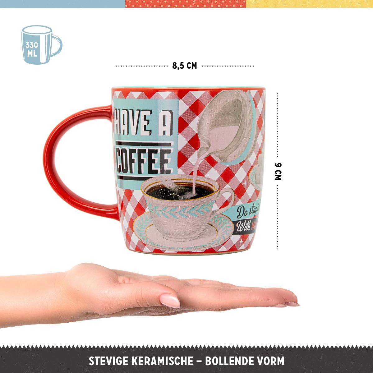 De Ochtend Gloeit Mok, Koffiemok met Zonsopgang Design, Inspirerende