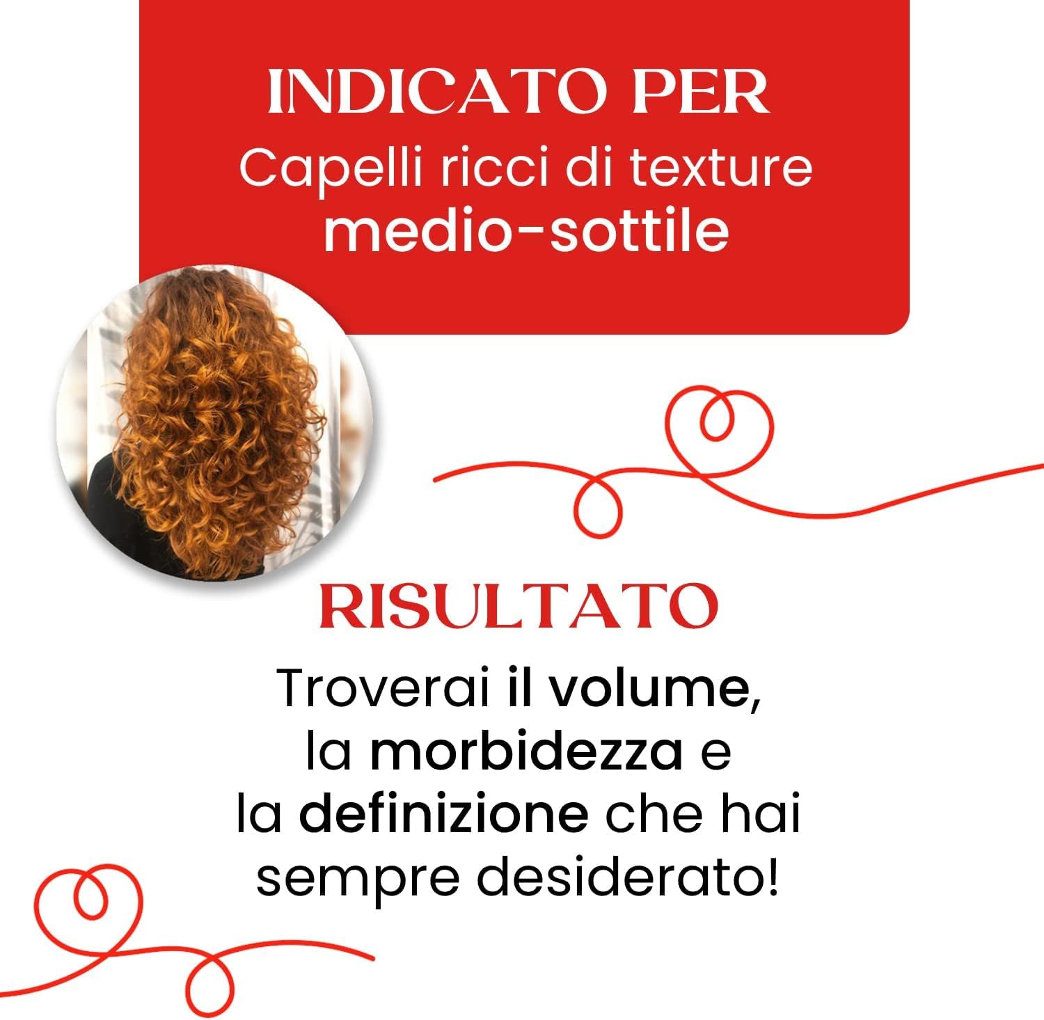 I Love Riccio Kit Mini Size per Capelli Ricci e Mossi con Mousse, Include uno Shampoo, una Maschera e una Mousse di Styling, Indicato per Capelli Ricci di Texture Medio-Sottile, con Collagene