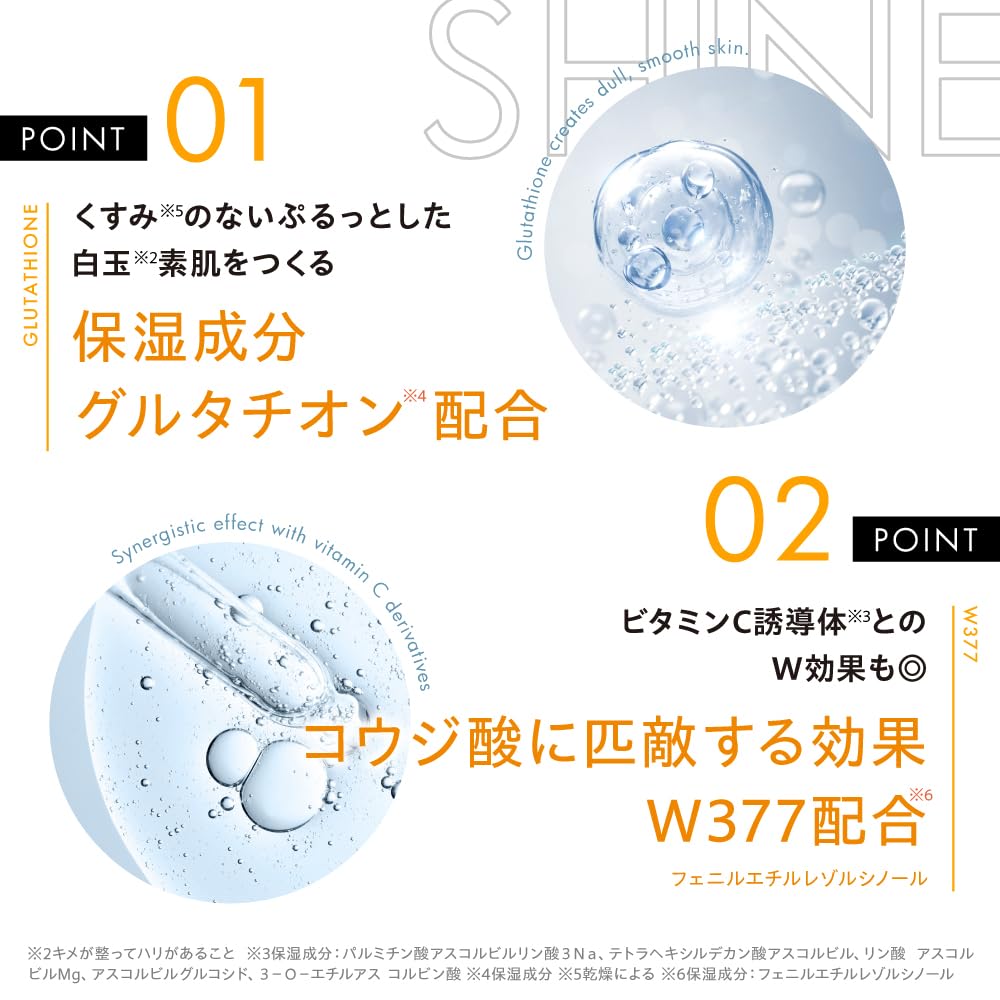 RISM BASE Daily Care Face Mask SHINE 7 Sheets Vitamin C & Glutathione  Japanese Hydrating Sheet Mask for Radiant, Smooth Skin Alcohol-Free &  Fragrance-Free