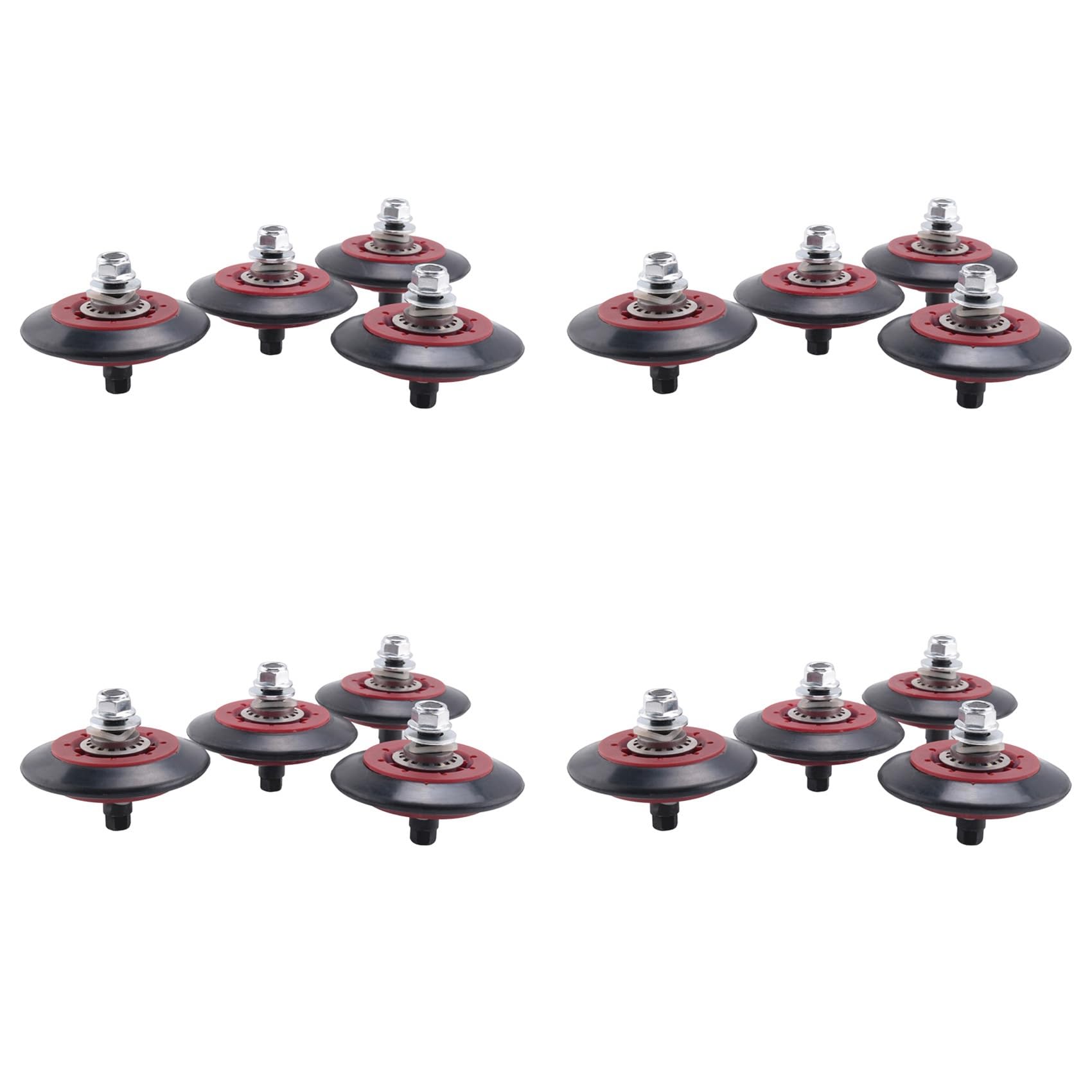 Hndhbfgrt 16 Pack of 4581EL2002C Dryer Drum Roller Assembly Fit for, Replace Part 4581EL3001C, PS8260240