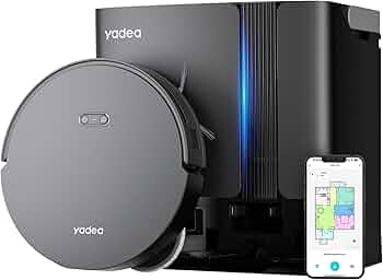 Amazon | 【自動ゴミ収集×加圧式回転モップ水拭き×自動洗浄×熱風乾燥