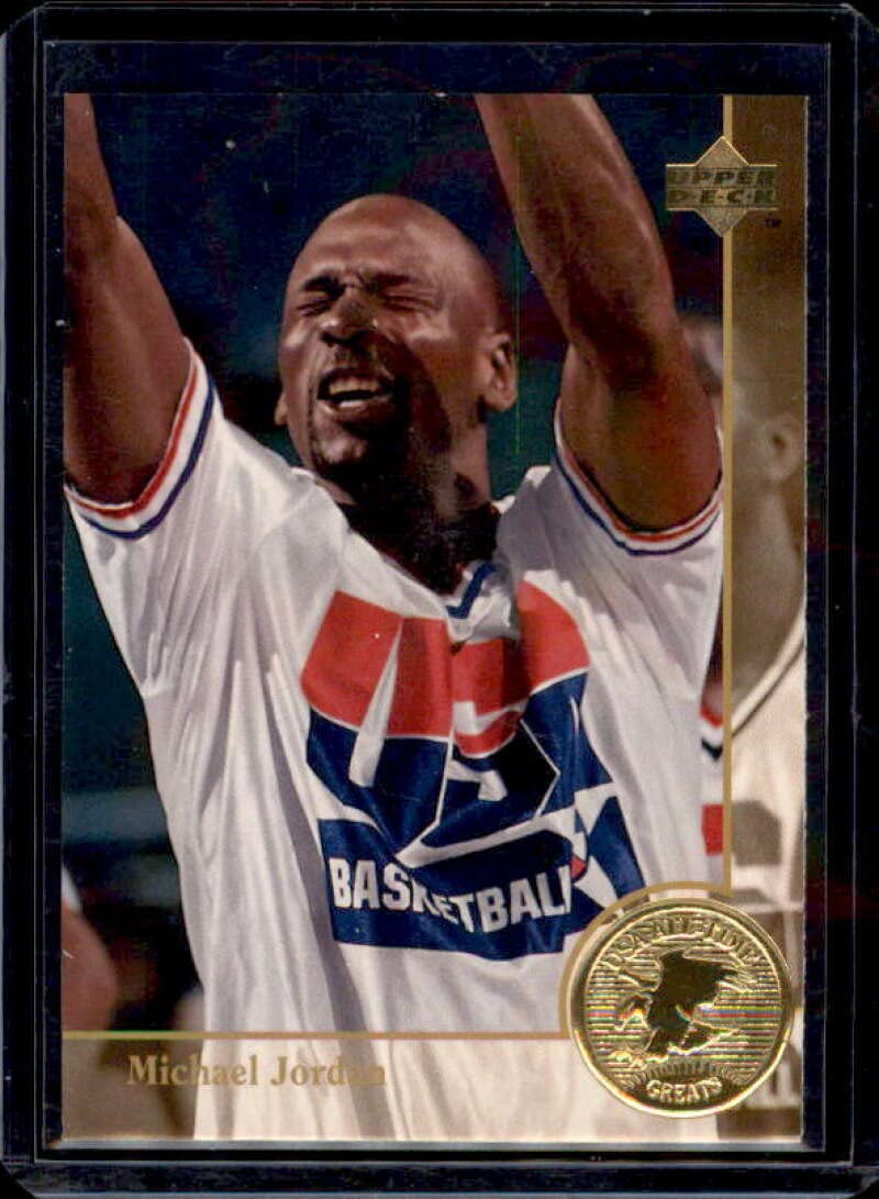 Amazon.com: 1994 Upper Deck USA Gold Medal #85 MICHAEL JORDAN USA