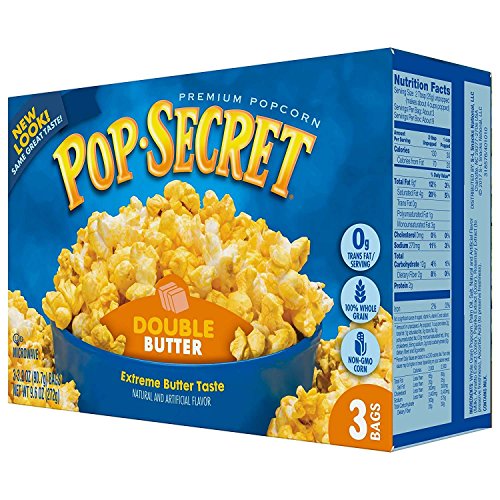 Pop Secret Popcorn, Double Butter, 3-Count Box (9.6 oz) - image 4