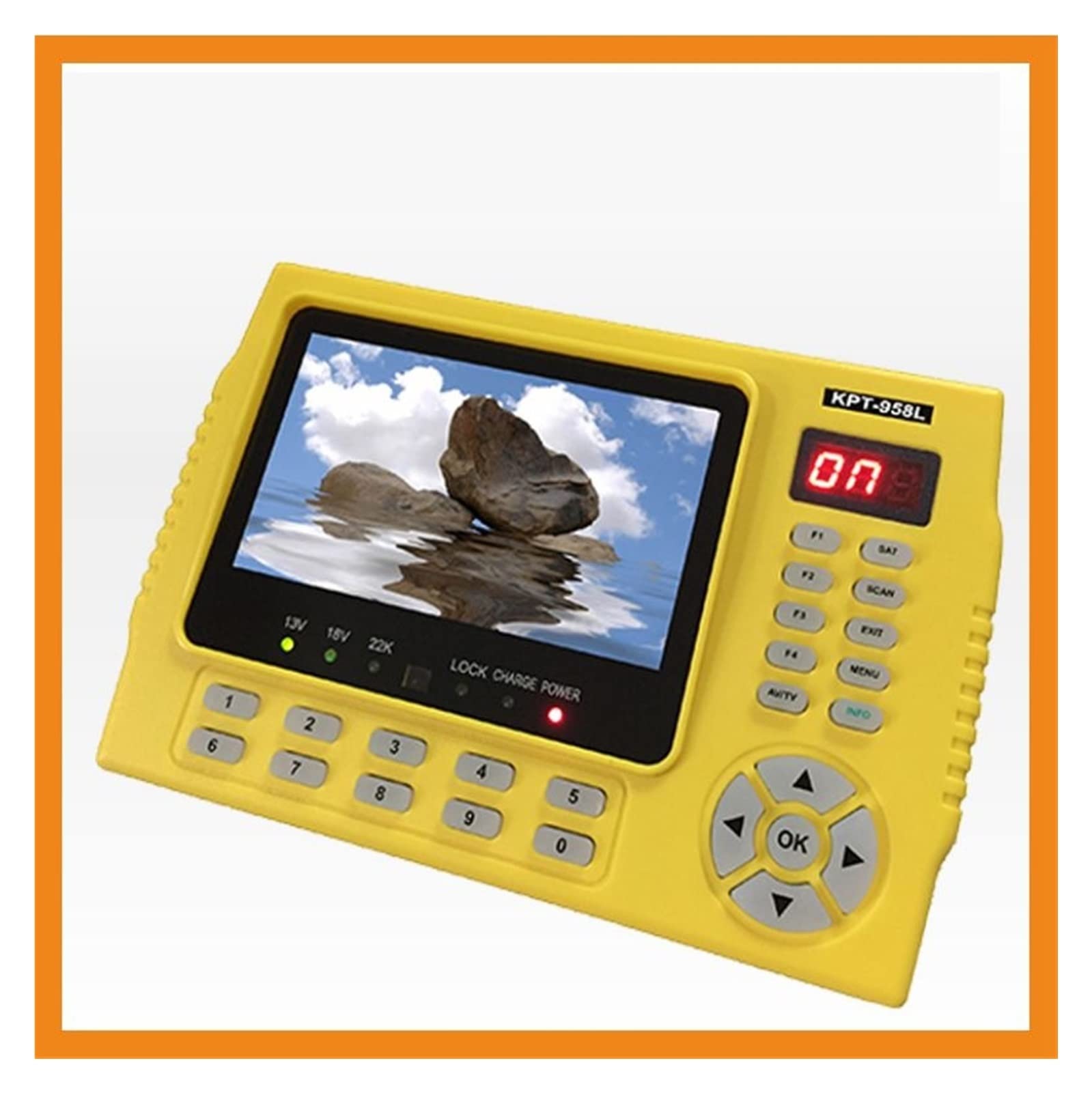 Buscador de satélites, Detector De Satélite, Buscador Kpt-958l Medidor DVB-S2 4,3 Mejor Decodificador WS-6906 WS-6916 para Uso Flexible,para configurar