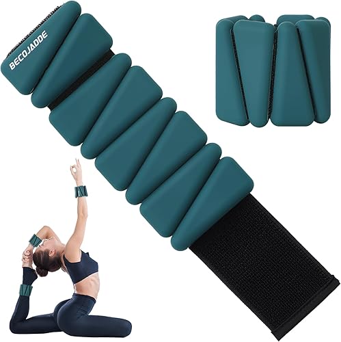 Juego de 2 pesas ajustables para muñeca, piernas y tobillos (1 lb, 2 lb y 3 lb cada una), para mujeres y hombres, para pilates, correr, caminar, disponible en Yaxa Guatemala
