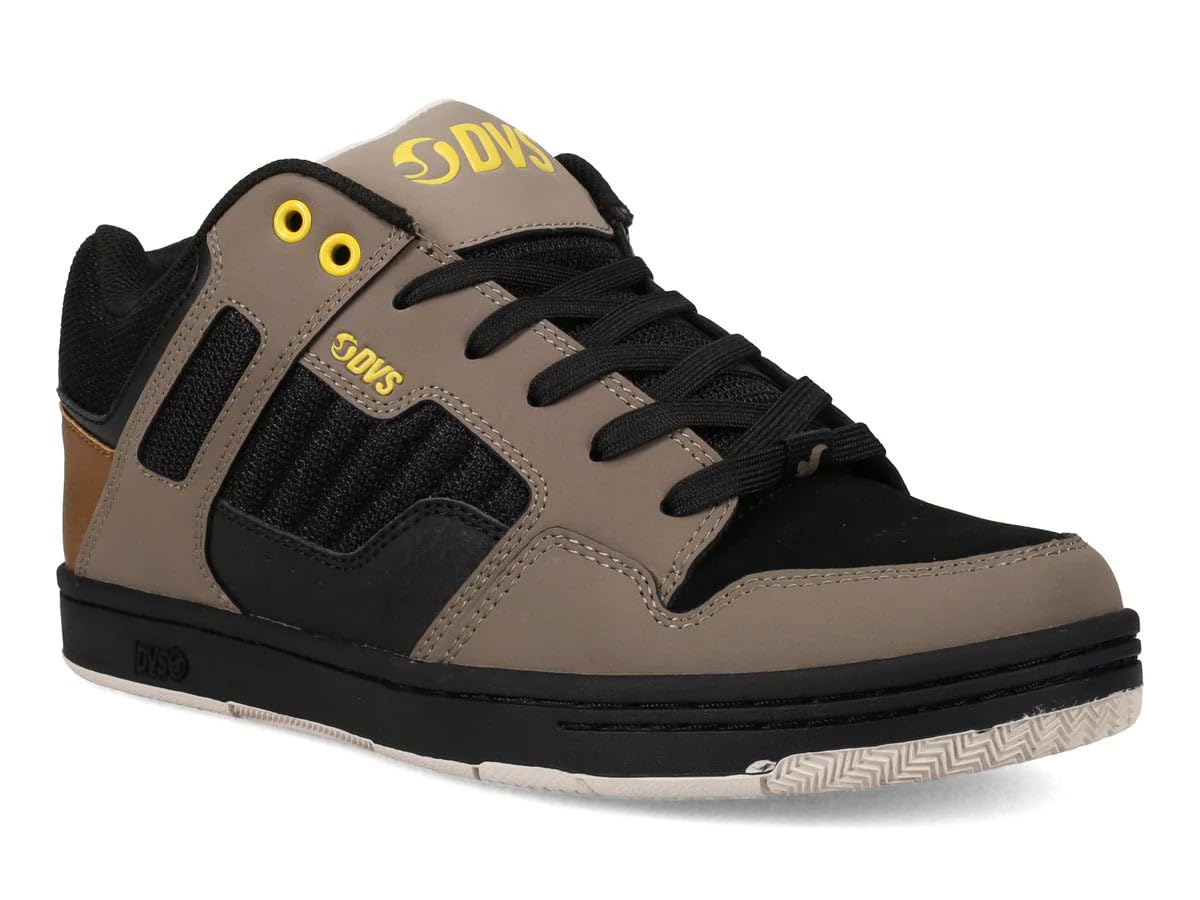 DVS Mens Enduro 125 Skate Shoe, Brindle/Black/Yellow-13M
