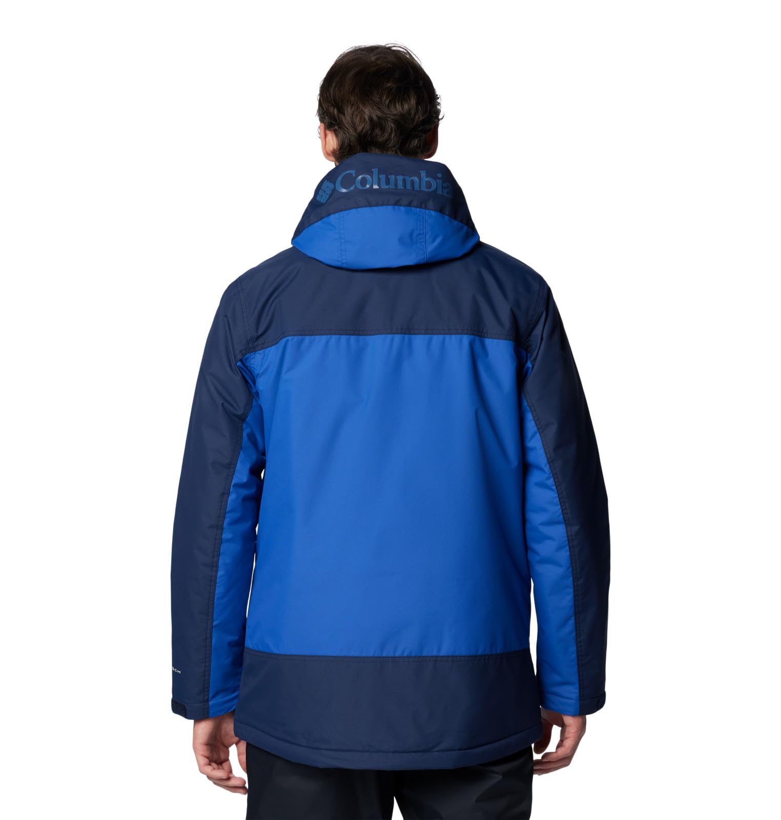 Columbia Men's Shotski Jacket Small Mountain Blue/Collegiate Navy