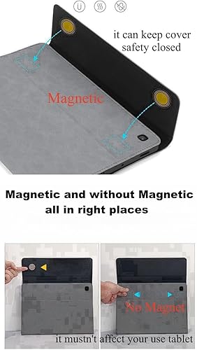 Miniatura 4 de Funda inteligente para Samsung Galaxy Tab S9 FE de 10.9 pulgadasGalaxy Tab S9 de 11 pulgadas 2023 con soporte para bolígrafo S, funda abatible a