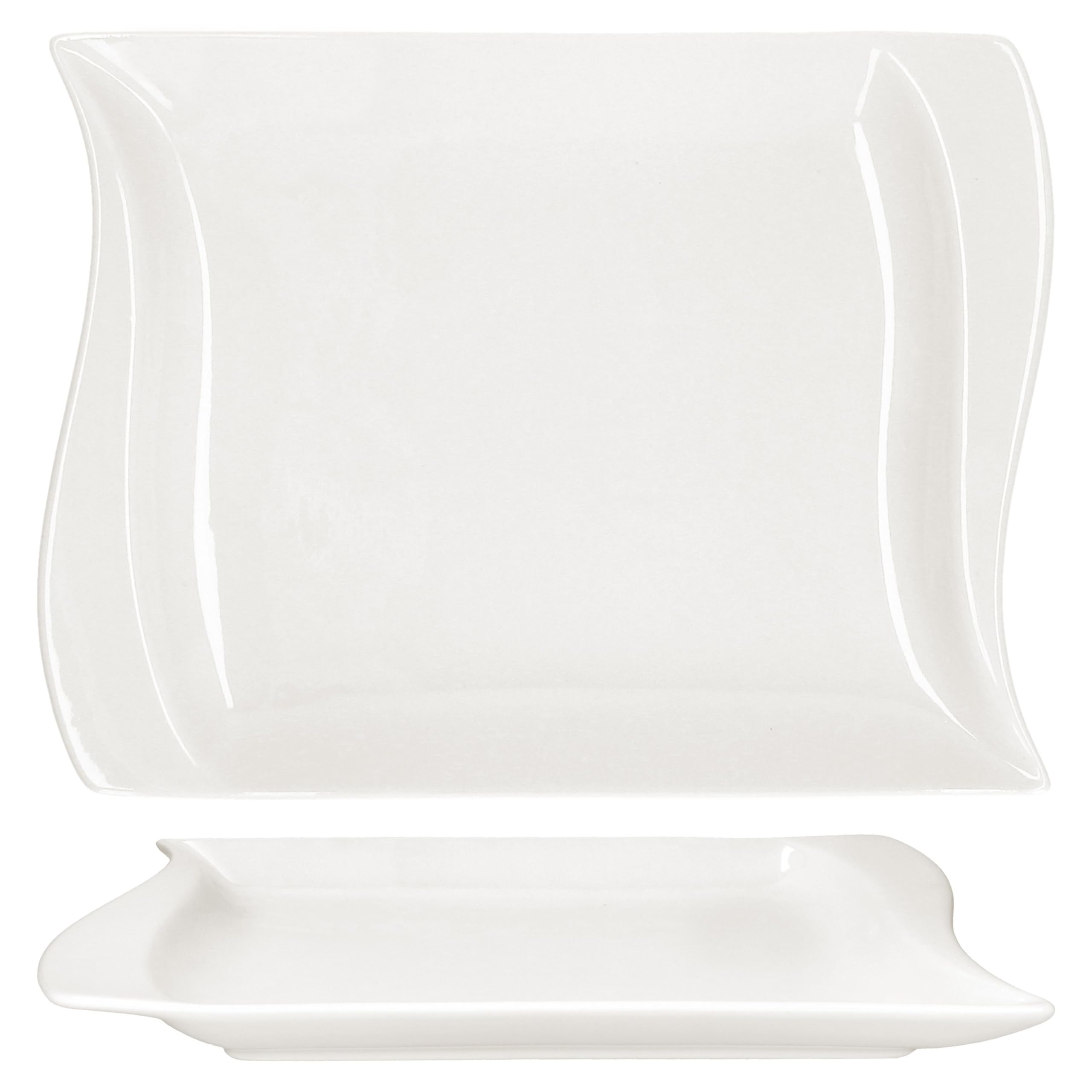 MamboCat Ivory 6er Set Speiseteller I elfenbeinweiße Porzellan-Essteller für 6 Personen I große Teller für Hauptmahlzeiten & Co. für Frühstück, Mittag, Kaffee & Abendbrot
